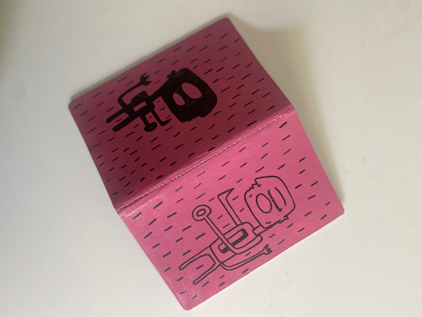 Notebook Dark Pink  (1)