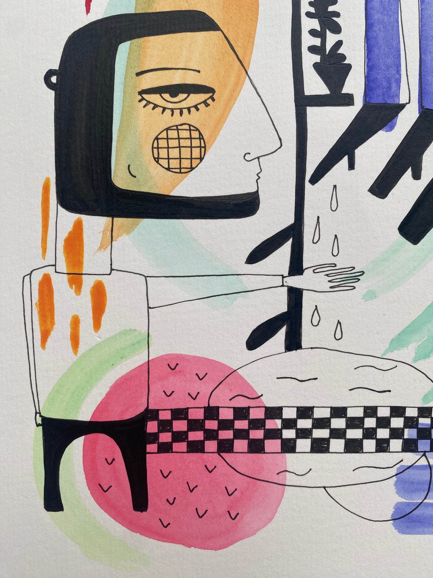 Original Work on Paper No. 09