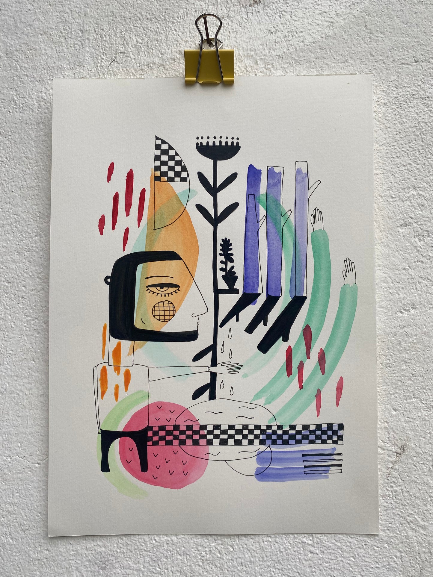 Original Work on Paper No. 09