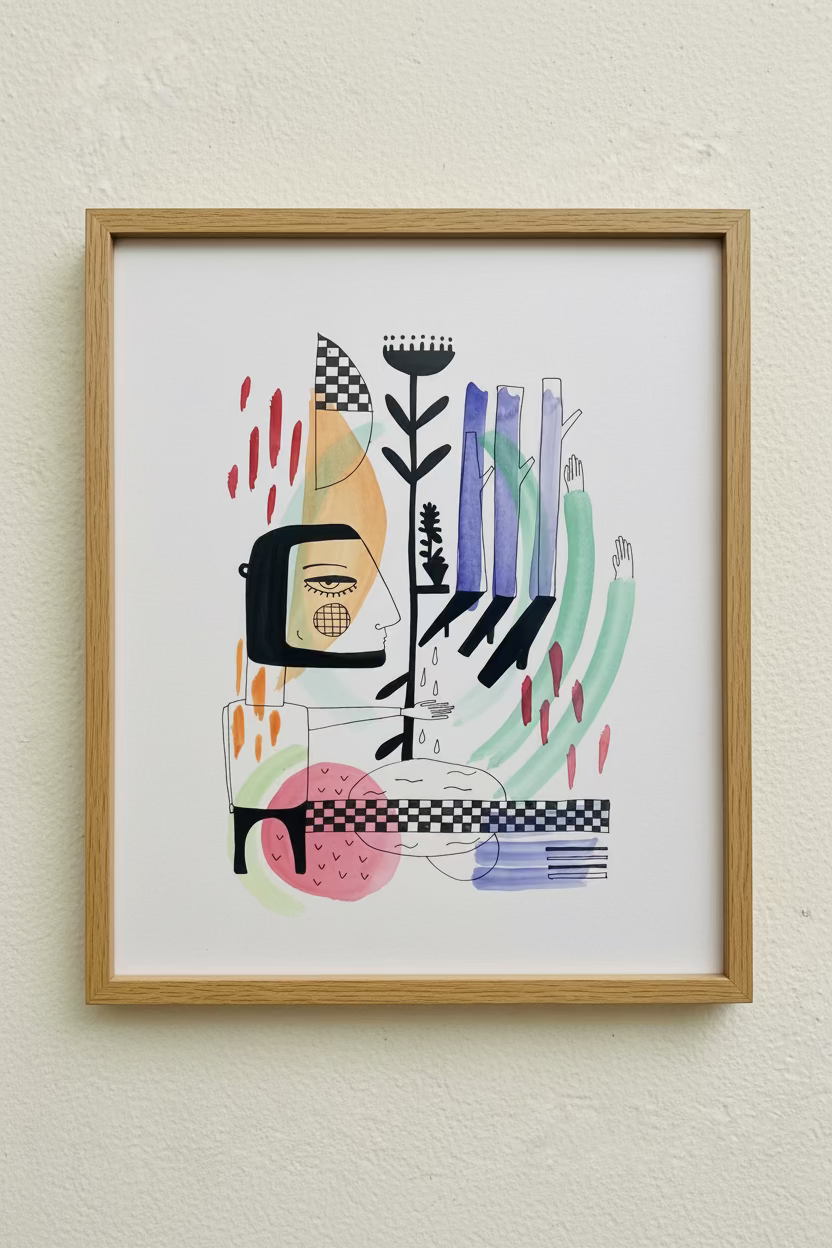Original Work on Paper No. 09