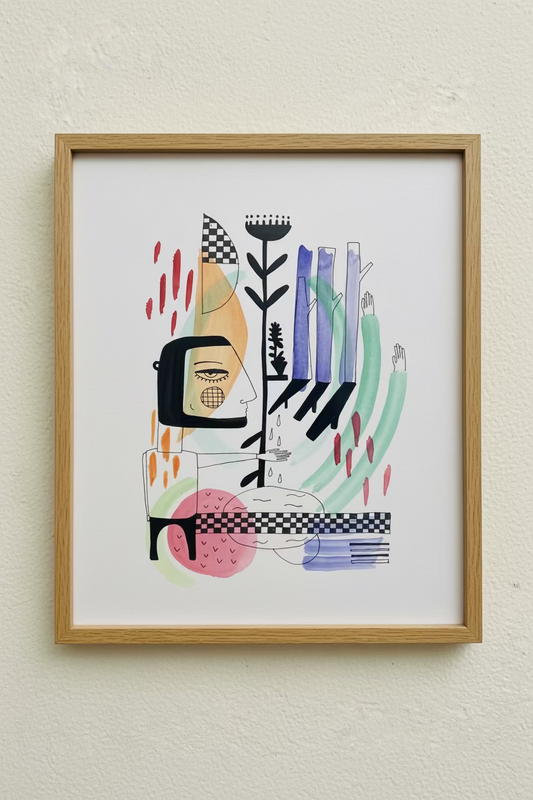 Original Work on Paper No. 09