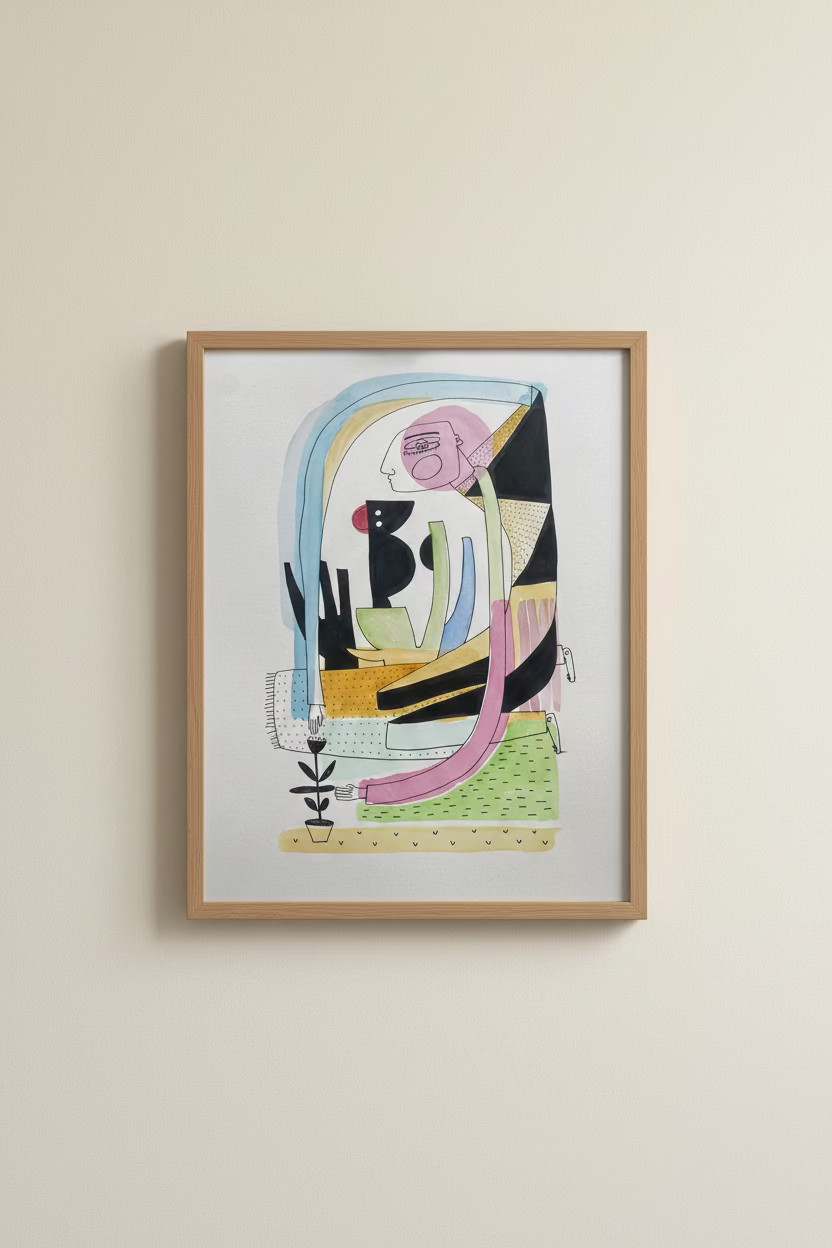 Original Work on Paper No. 08