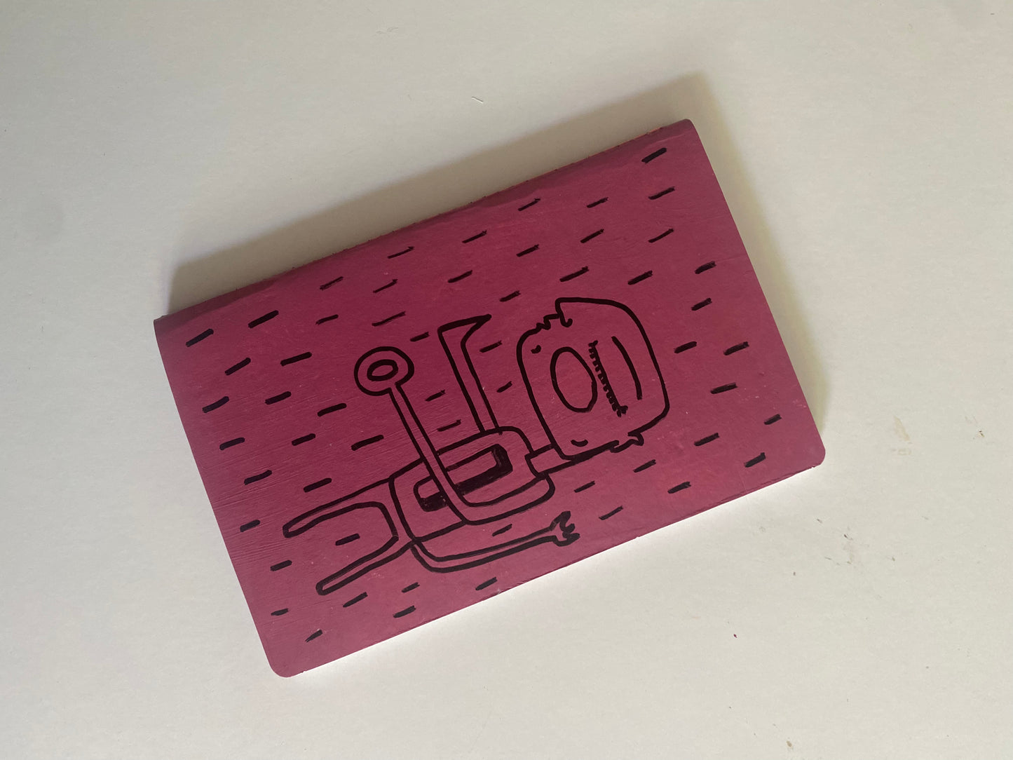 Notebook Dark Pink  (1)