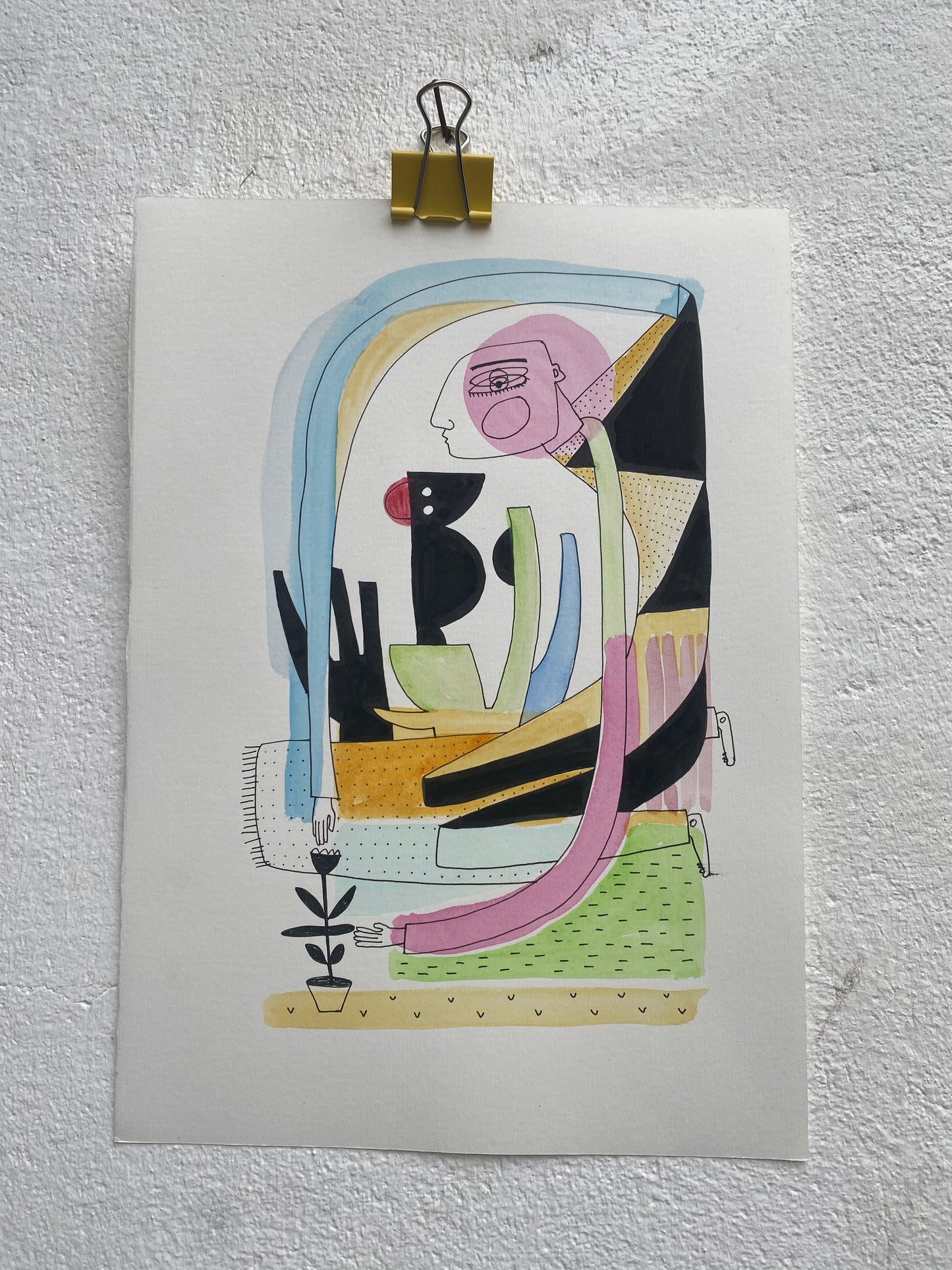 Original Work on Paper No. 08